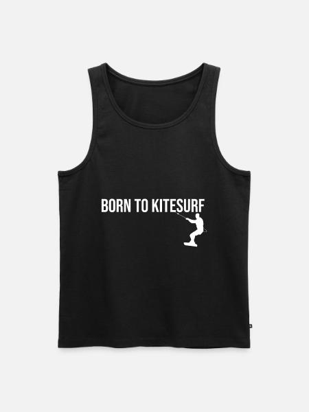 Kitesurfers - Men's Premium Organic Tank Top - black