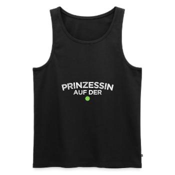 Prinzessin auf der Erbse - Männer Premium Bio Tank Top - Schwarz - Vorne - AI Model Male 178 light (178cm)