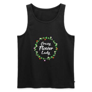 Floristin - Männer Premium Bio Tank Top - Schwarz - Vorne - Michal (187cm)
