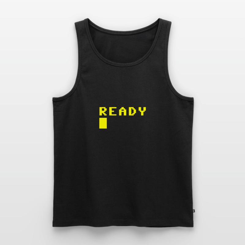 Ready Computer Screen Screen Ready Error Men's Premium Organic Tank Top