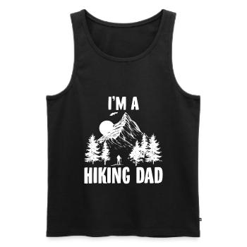 Hiking | Hikers Hiking Hiking Boots Gifts - Men's Premium Organic Tank Top - black - Front - Michal (187cm)