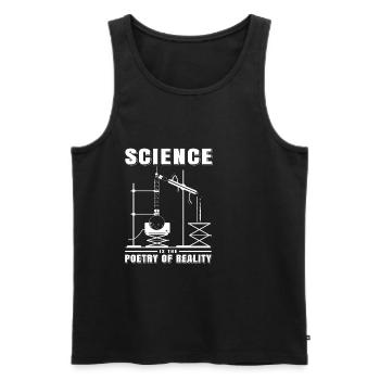 Science Shirt Wissenschaftler Forscher Geschenk - Männer Premium Bio Tank Top - Schwarz - Vorne - AI Model Male 178 light (178cm)