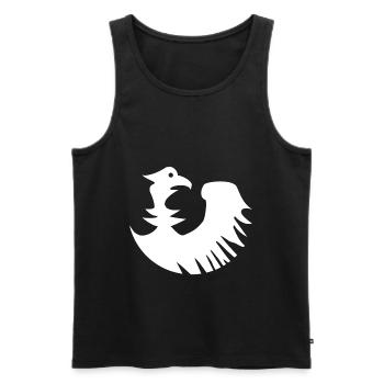 Germany Adler - Men's Premium Organic Tank Top - black - Front - Michal (187cm)