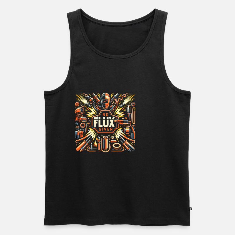 No Flux Given 17 - Männer Premium Bio Tank Top - Schwarz