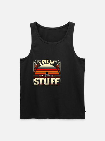 I Film Stuff 21 - Men's Premium Organic Tank Top - black