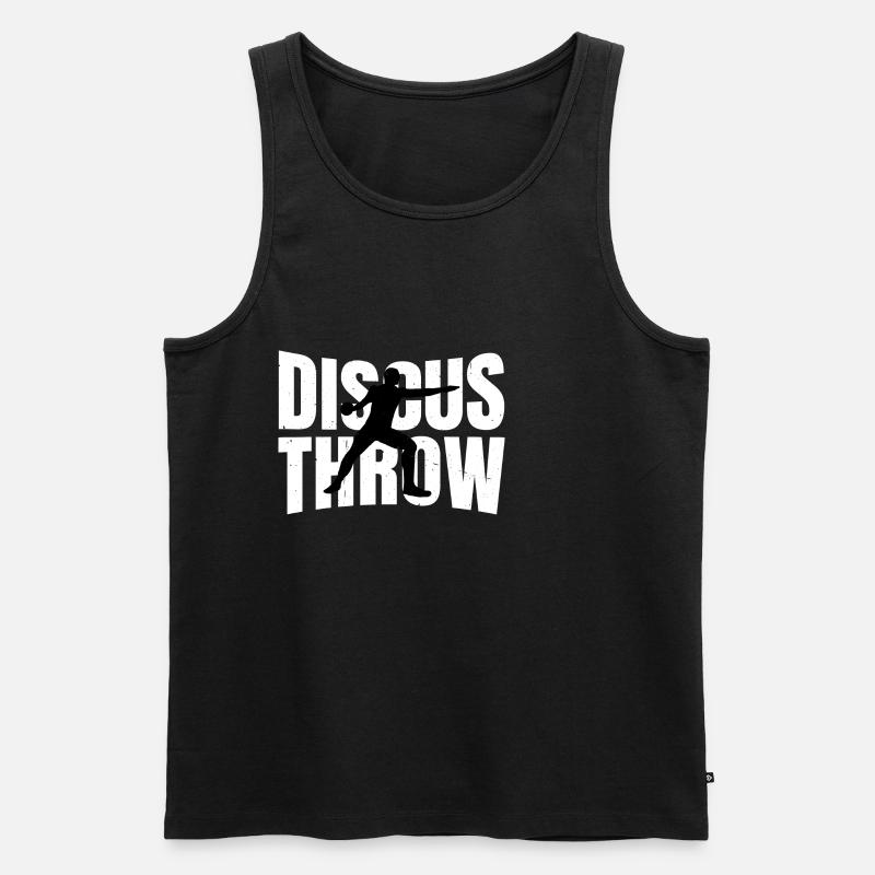 Discus Throw 3 - Männer Premium Bio Tank Top - Schwarz