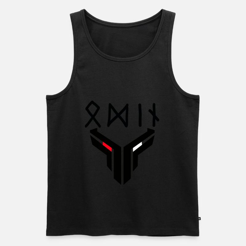 odin allvater - Männer Premium Bio Tank Top - Schwarz