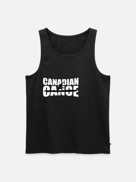 Canadian Canoe 4 - Men's Premium Organic Tank Top - black