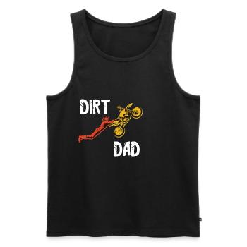 Motocross Bike Offroad Motorcycle Biker - Männer Premium Bio Tank Top - Schwarz - Vorne - Michal (187cm)