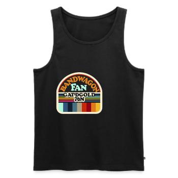 Bandwagon Fan 18 - Männer Premium Bio Tank Top - Schwarz - Vorne - AI Model Male 178 light (178cm)