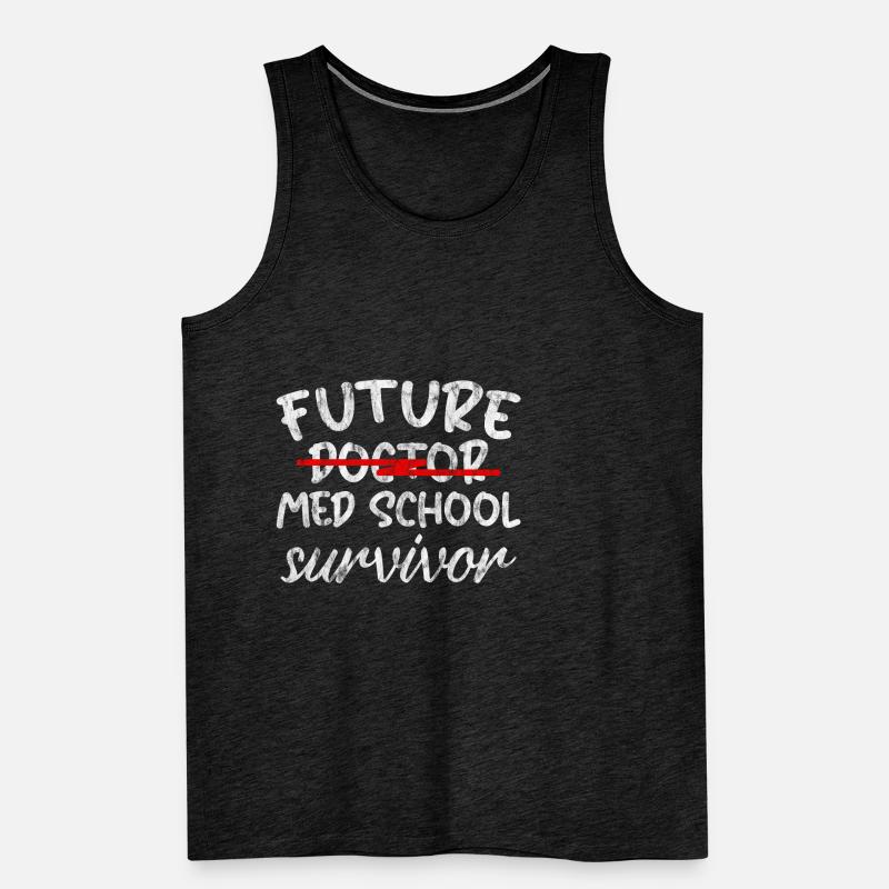 Future Med School Survivor 3 Men's Premium Organic Tank Top
