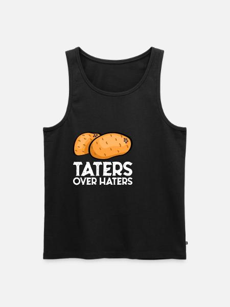 Taters Over Haters 7 - Men's Premium Organic Tank Top - black