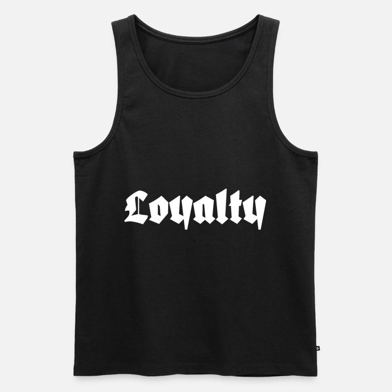 Loyalty - Männer Premium Bio Tank Top - Schwarz
