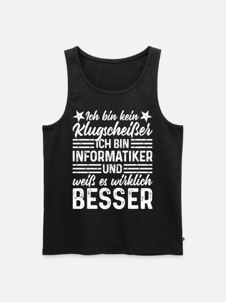 Informatiker - Männer Premium Bio Tank Top - Schwarz