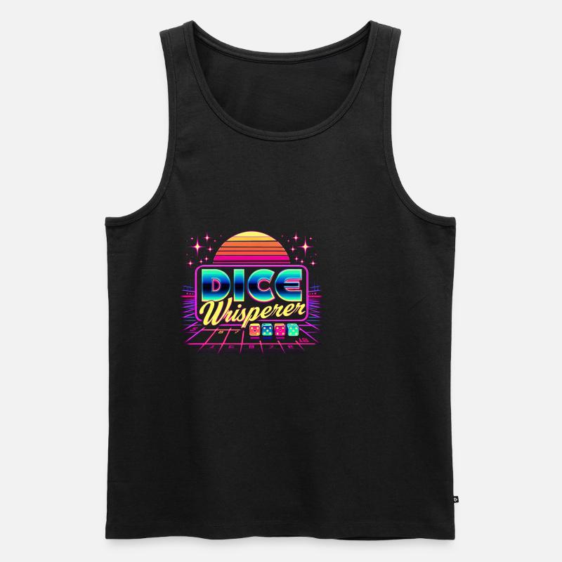 Dice Whisperer 9 - Männer Premium Bio Tank Top - Schwarz