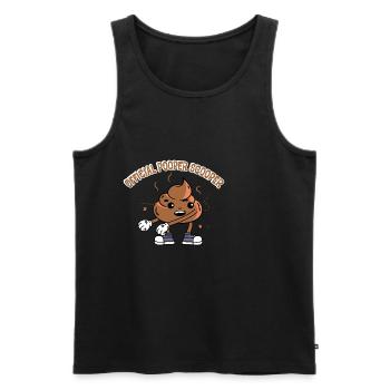 Official Pooper Scooper 17 - Männer Premium Bio Tank Top - Schwarz - Vorne - AI Model Male 178 light (178cm)