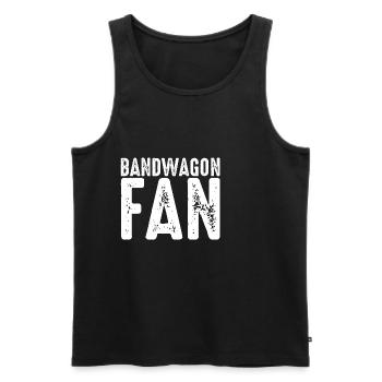 Bandwagon Fan 4 - Männer Premium Bio Tank Top - Schwarz - Vorne - AI Model Male 178 light (178cm)