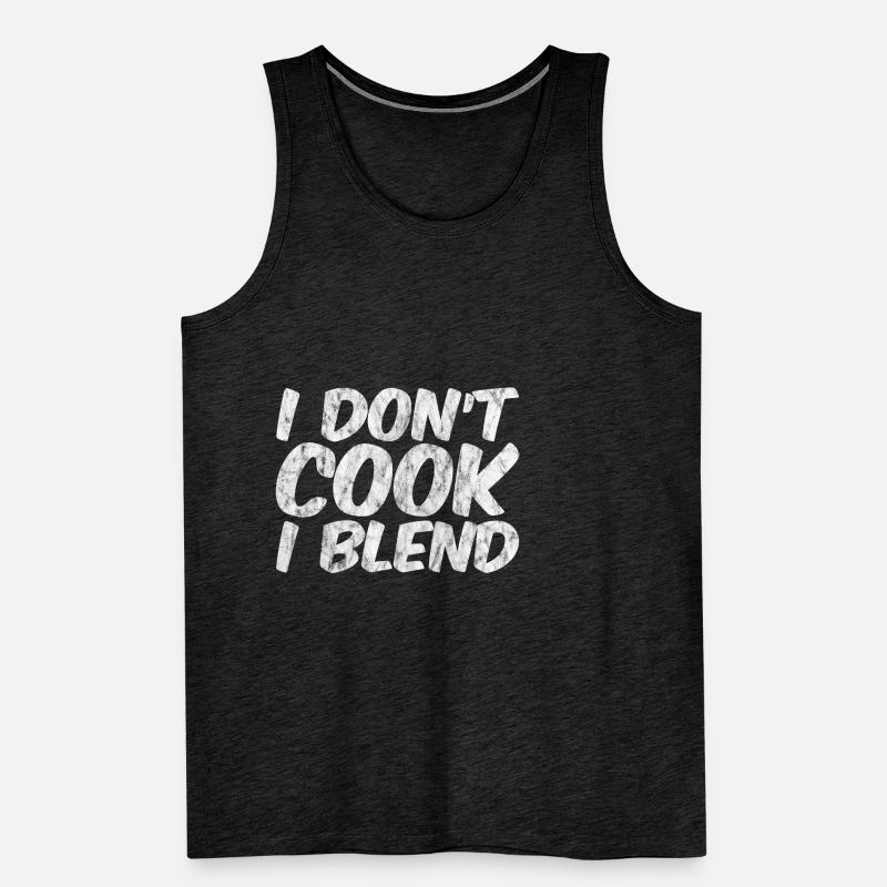 I Don't Cook I Blend Men's Premium Organic Tank Top