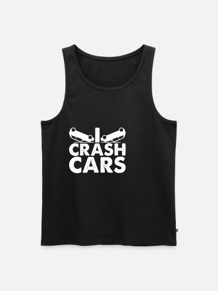 I Crash Cars 7 - Men's Premium Organic Tank Top - black
