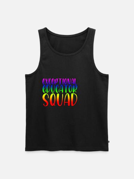 Exceptional Educator Squad 2 - Men's Premium Organic Tank Top - black