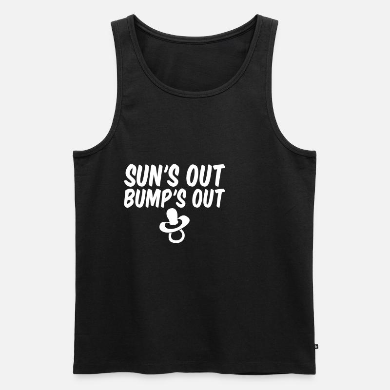 Sun's Out Bump's Out 2 - Männer Premium Bio Tank Top - Schwarz