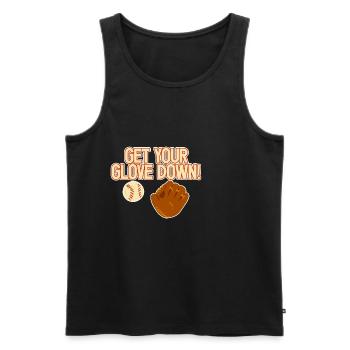 Get Your Glove Down 2 - Men's Premium Organic Tank Top - black - Front - AI Model Male 178 light (178cm)