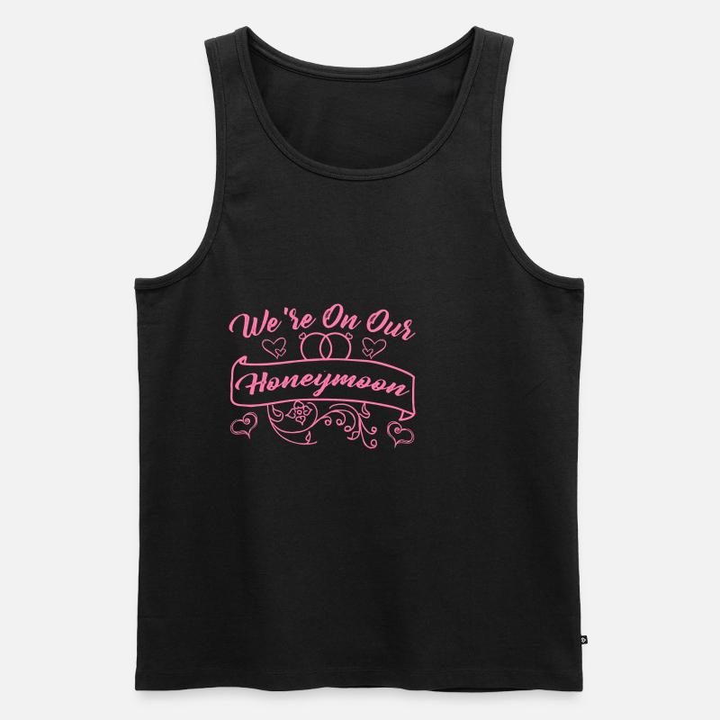 We're On Our Honeymoon 5 - Männer Premium Bio Tank Top - Schwarz