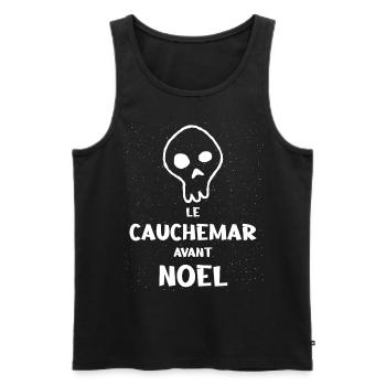 Le cauchemar avant le Noël - Débardeur bio Premium Homme - noir - Devant - Michal (187cm)