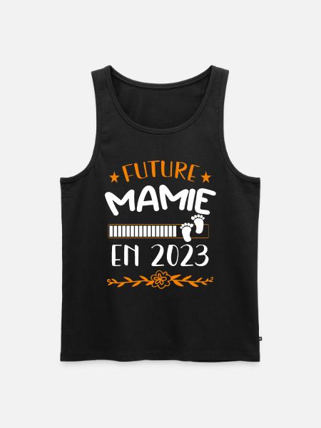 future mamie 2023 - Débardeur bio Premium Homme - noir
