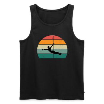 Pole Dancer Pole Dance Pole Dance - Men's Premium Organic Tank Top - black - Front - AI Model Male 178 light (178cm)