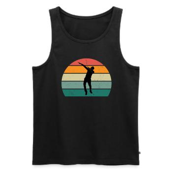 dancer dancer dance move movement couple dance - Men's Premium Organic Tank Top - black - Front - AI Model Male 178 light (178cm)