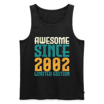 Awesome Since 2002 limited edition. - Débardeur bio Premium Homme - noir - Devant - Michal (187cm)