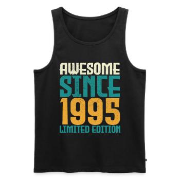 Awesome Since 1985 limited edition. - Débardeur bio Premium Homme - noir - Devant - Michal (187cm)
