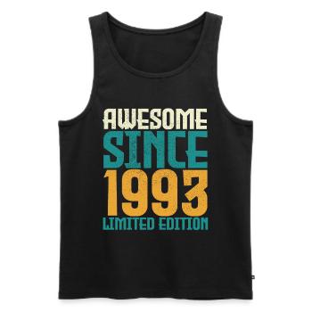 Awesome Since 1993 limited edition. - Débardeur bio Premium Homme - noir - Devant - Michal (187cm)