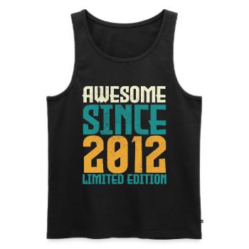 Awesome Since 2012 limited edition. - Débardeur bio Premium Homme - noir - Devant - Michal (187cm)