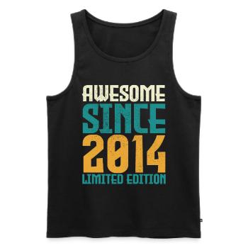 Awesome Since 2014 limited edition. - Débardeur bio Premium Homme - noir - Devant - Michal (187cm)