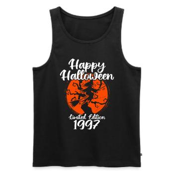 happy halloween Limited edition 1997 - Men's Premium Organic Tank Top - black - Front - Michal (187cm)