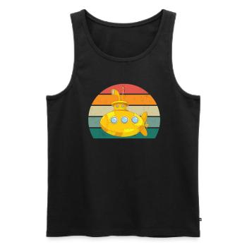 U-Bootfahrer U-Bootfahrerin Unterseeboot U-Boot - Männer Premium Bio Tank Top - Schwarz - Vorne - AI Model Male 178 light (178cm)