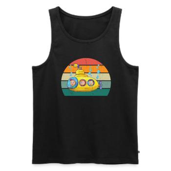 U-Bootfahrer U-Bootfahrerin Unterseeboot U-Boot - Männer Premium Bio Tank Top - Schwarz - Vorne - AI Model Male 178 light (178cm)