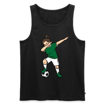 Dabbing football player Saudi Arabia football - Men's Premium Organic Tank Top - black - Front - Michal (187cm)