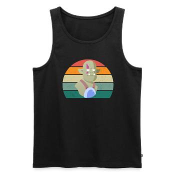 Orc Orc Fortress Orc Weapon Cruel Orc Fantasy Orc - Men's Premium Organic Tank Top - black - Front - AI Model Male 178 light (178cm)