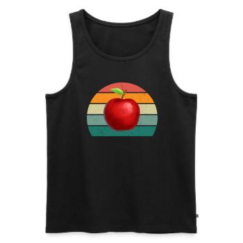 Fruit Fruits Strawberry Melon Orange Cherry Fruit - Men's Premium Organic Tank Top - black - Front - AI Model Male 178 light (178cm)