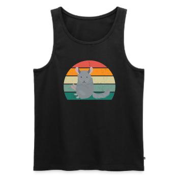 Rodents Rodents Hamster Rat Mouse Squirrel - Men's Premium Organic Tank Top - black - Front - Michal (187cm)