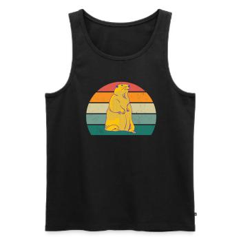Rodents Rodents Hamster Rat Mouse Squirrel - Men's Premium Organic Tank Top - black - Front - Michal (187cm)