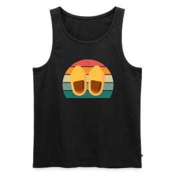 Holland Holländer Niederländer Meer Niederlande - Männer Premium Bio Tank Top - Schwarz - Vorne - AI Model Male 178 light (178cm)