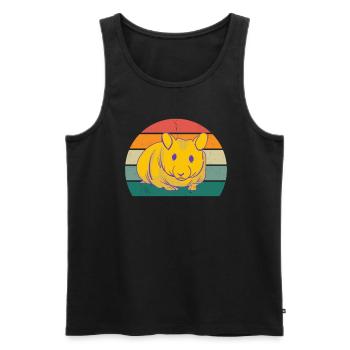 Rodents Rodents Hamster Rat Mouse Squirrel - Men's Premium Organic Tank Top - black - Front - Michal (187cm)