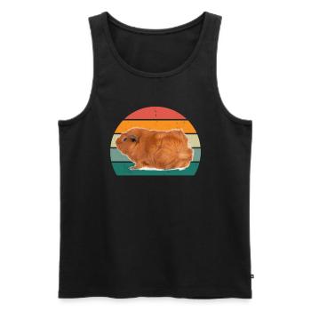 Guinea pig guinea pig mom guinea pig - Men's Premium Organic Tank Top - black - Front - AI Model Male 178 light (178cm)