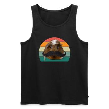 Guinea pig guinea pig mom guinea pig - Men's Premium Organic Tank Top - black - Front - AI Model Male 178 light (178cm)