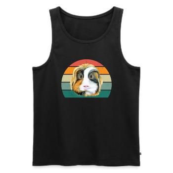Guinea pig guinea pig mom guinea pig - Men's Premium Organic Tank Top - black - Front - AI Model Male 178 light (178cm)