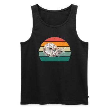 Sea Ocean Water Fish Fish Crab Crayfish Jellyfish - Men's Premium Organic Tank Top - black - Front - AI Model Male 178 light (178cm)